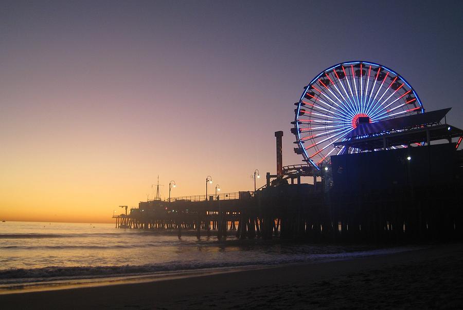 Sunset At The Beach Photograph By Sandy Ramsey - Fine Art America