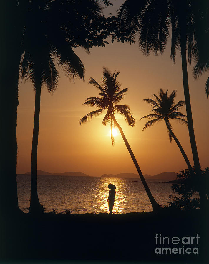 Sunset At The Beach, Vietnam Photograph by Paul Stepan-Vierow