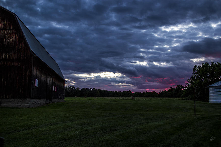 Sunset at the farm 02 Photograph by Lee Newell