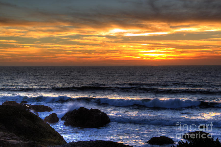 Sunset Photograph - Sunset At The Head by Paul Gillham