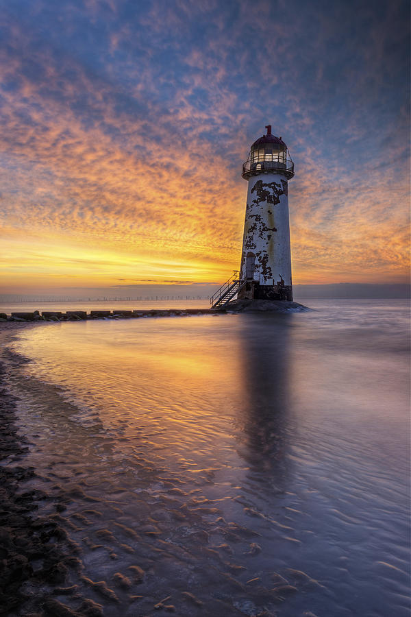 Sunset at the Lighthouse Photograph by Ian Mitchell