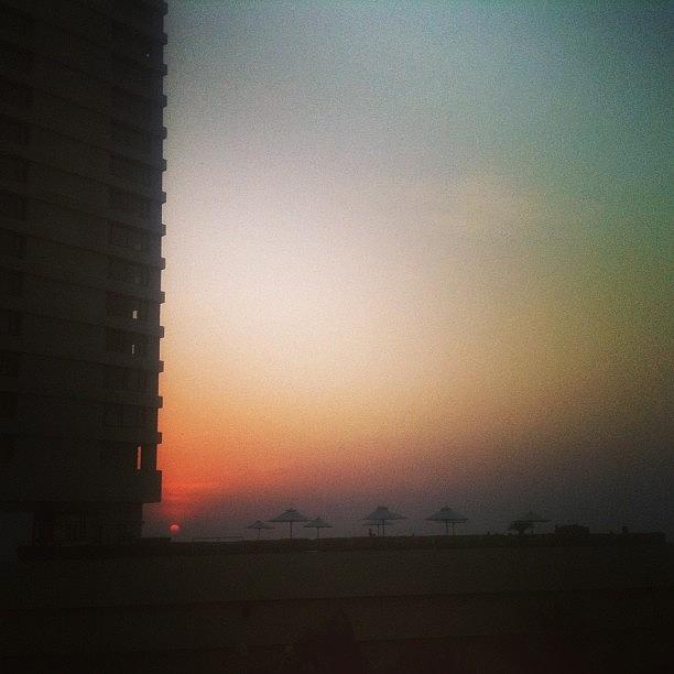 Sunset Photograph - #sunset At The #marinedrive #trident by Rachit Vats