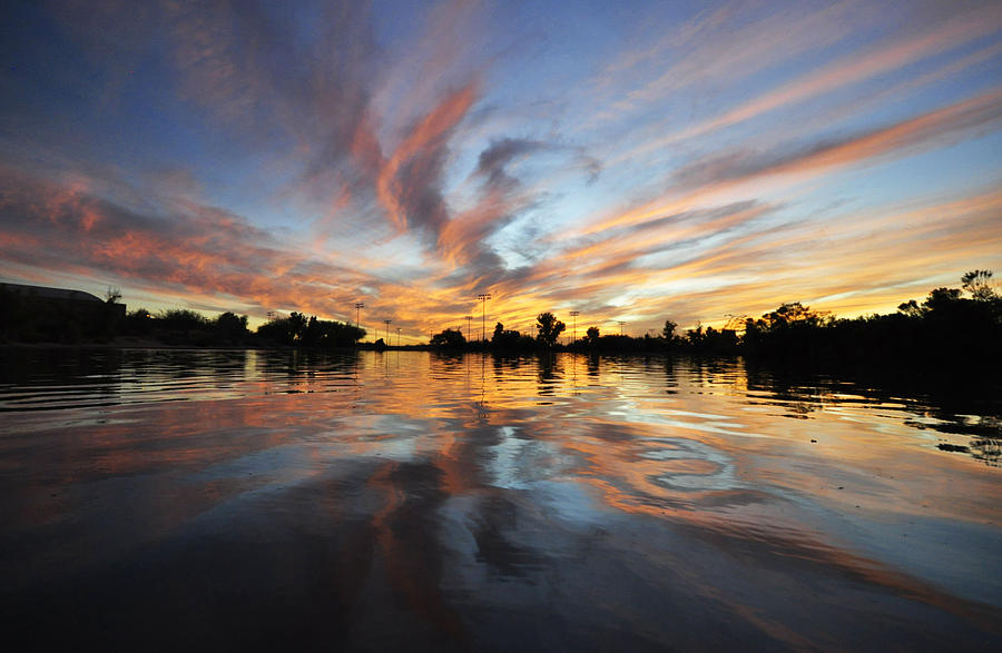 Sunset at the park Photograph by Eduardo Dinero | Fine Art America