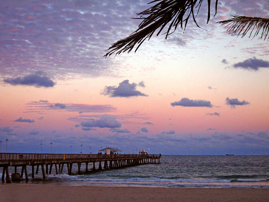 Sunset at the Pier Photograph by Brooke Trace
