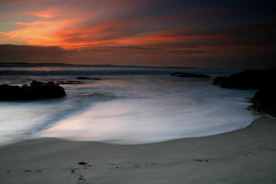 Sunset at the Sea Photograph by Scott Cunningham