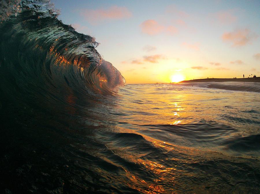 Sunset Photograph - Sunset at the Wedge by Daniel Rainey