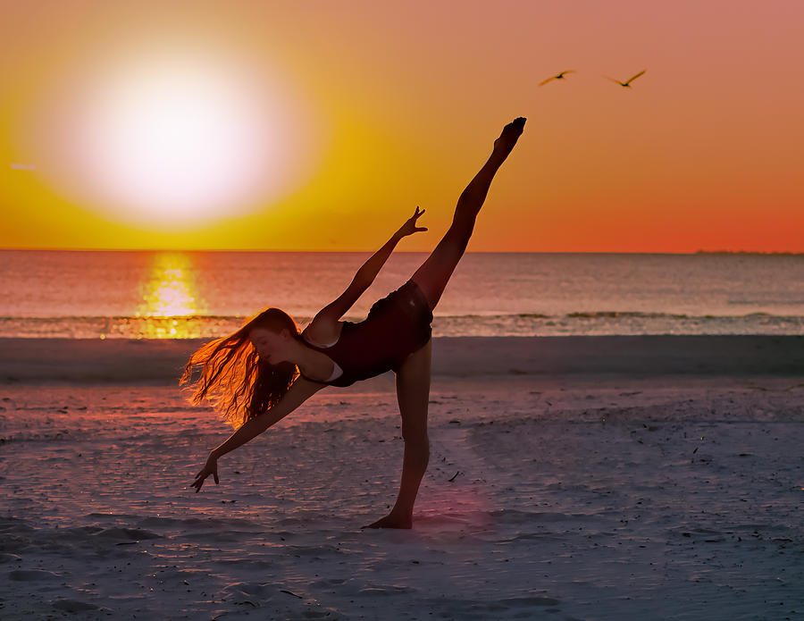 Sunset Photograph - Sunset Ballet by Delores Knowles