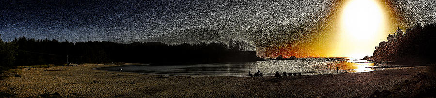 Sunset Bay Digital Art by William Horden