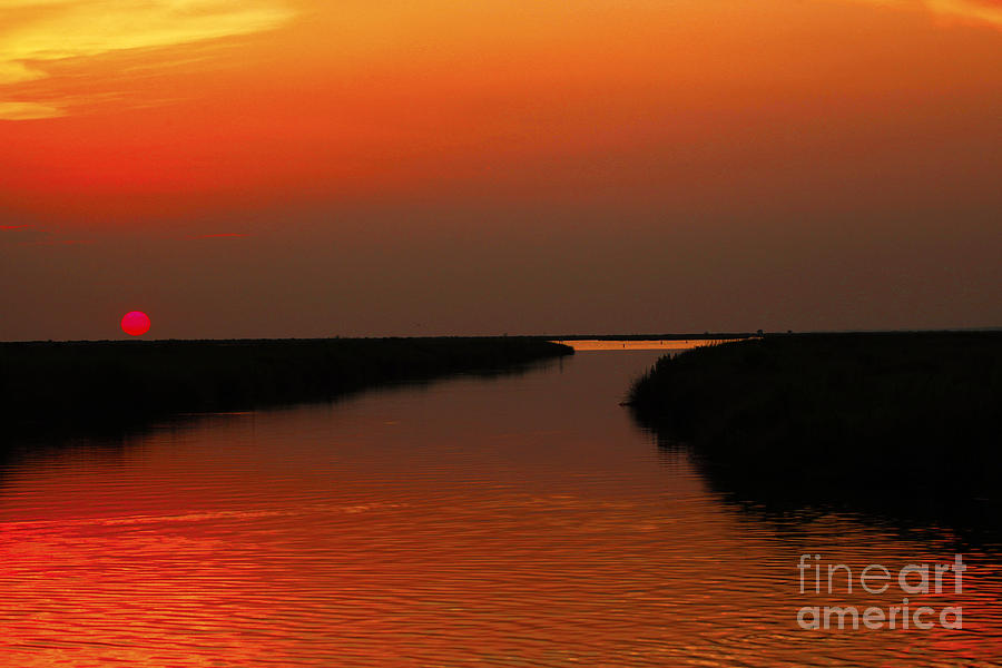 Sunset Bayou in Louisiana Photograph by Luana K Perez