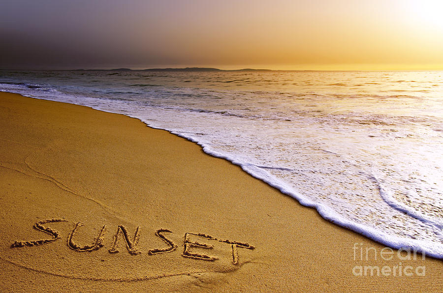 Summer Photograph - Sunset Beach by Carlos Caetano