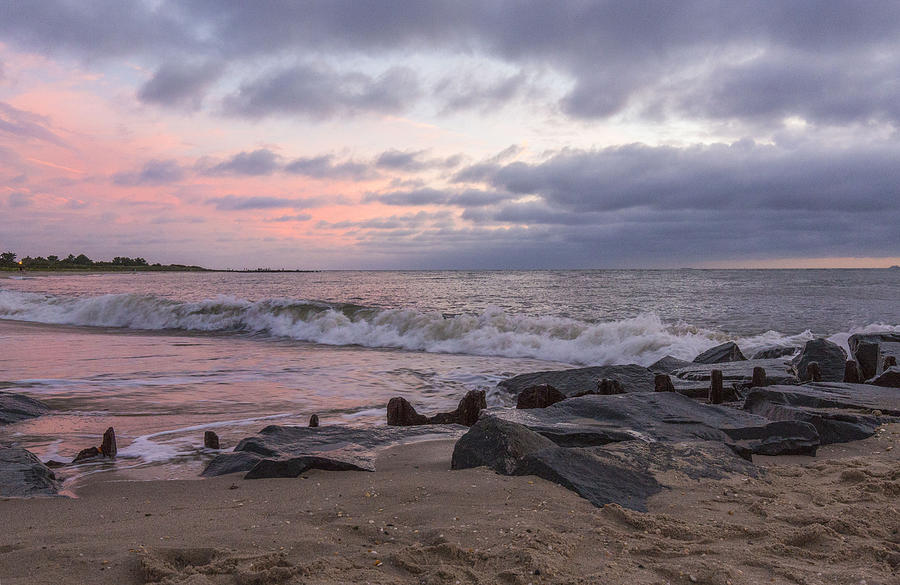 Sunset Beach Photograph by Charles Aitken