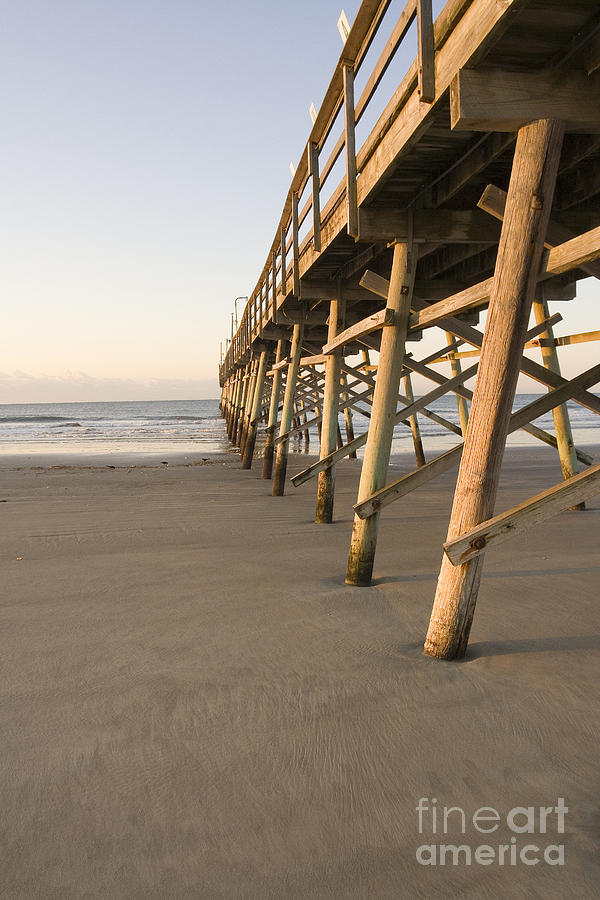 Sunset Beach Pier Photograph by Michelle Tinger
