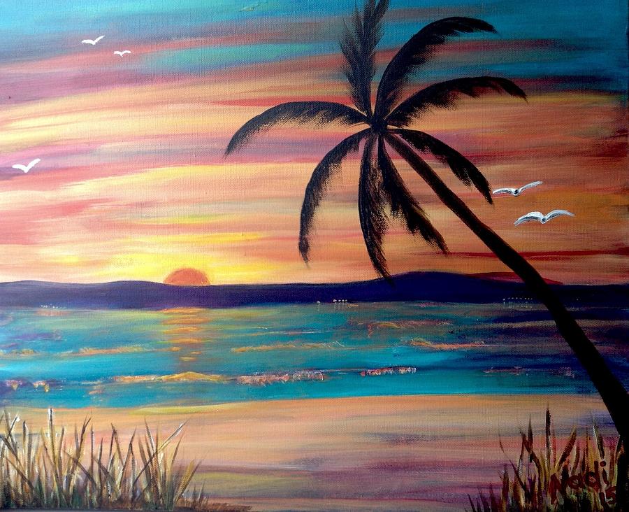 Sunset Beach by Renate Wesley