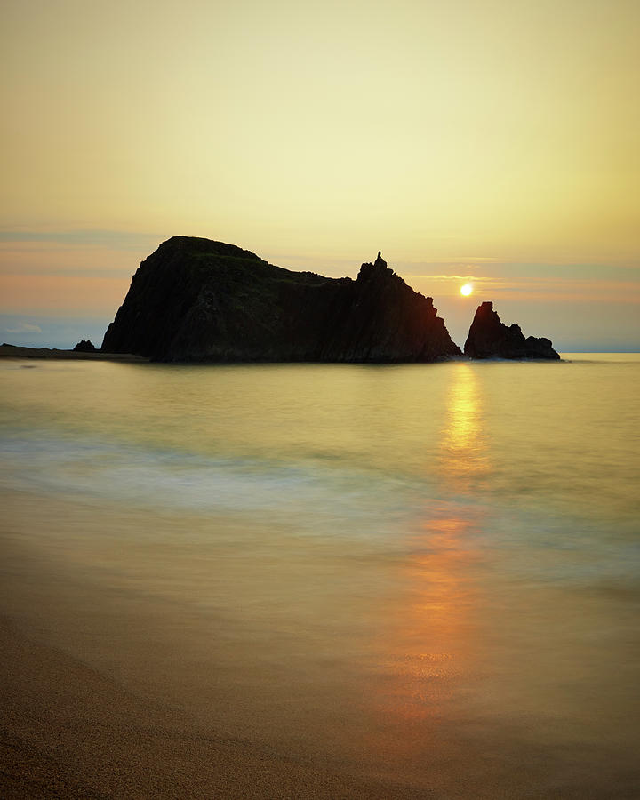 Sunset Beach Photograph by Seiji Nakai