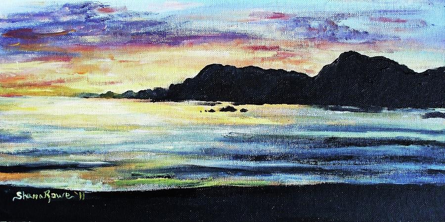 Sunset Beach Painting by Shana Rowe Jackson