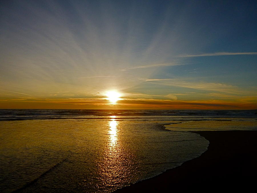 Sunset Beach Sunset Photograph by Amelia Racca