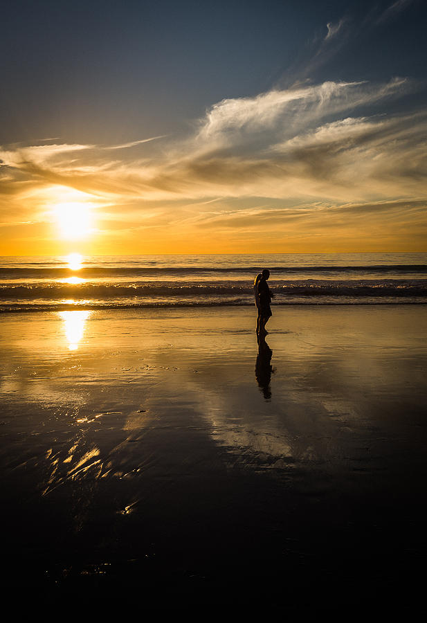 Sunset Beach Walk Photograph by Rudy DeVeau - Fine Art America