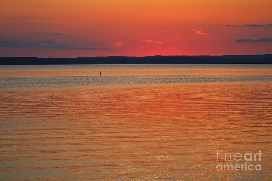 Sunset Behind the Horizon Photograph by Ella Kaye Dickey