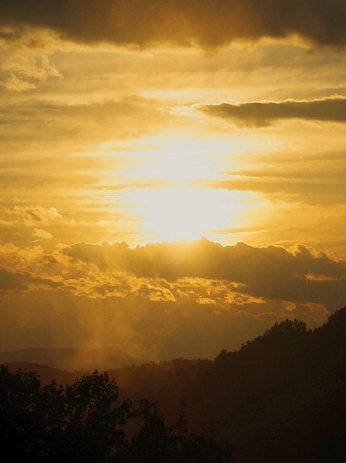 Sunset - Blue Ridge Mountains Photograph by Photographic Arts And Design Studio