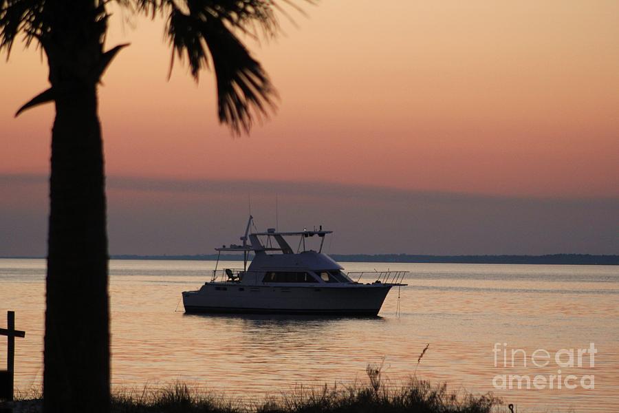 Sunset boat 11 Photograph by Michelle Powell