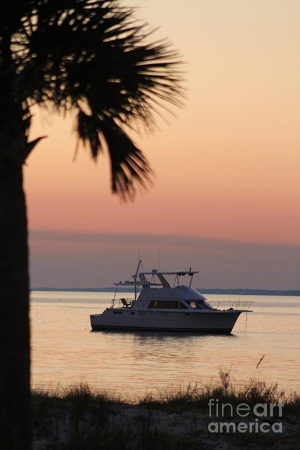 Sunset boat 12 Photograph by Michelle Powell