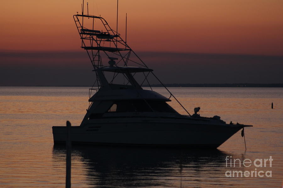 Sunset boat 29 Photograph by Michelle Powell