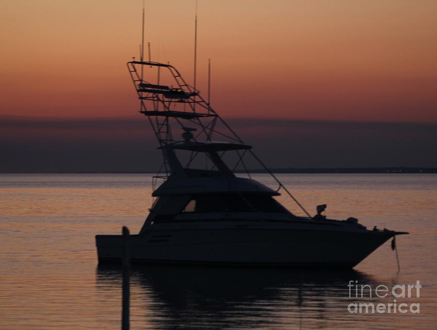 Sunset boat 30 Photograph by Michelle Powell