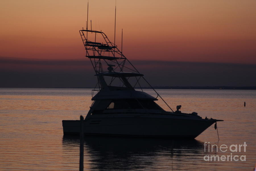 Sunset boat 31 Photograph by Michelle Powell