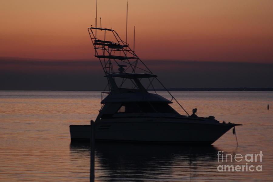 Sunset boat 32 Photograph by Michelle Powell