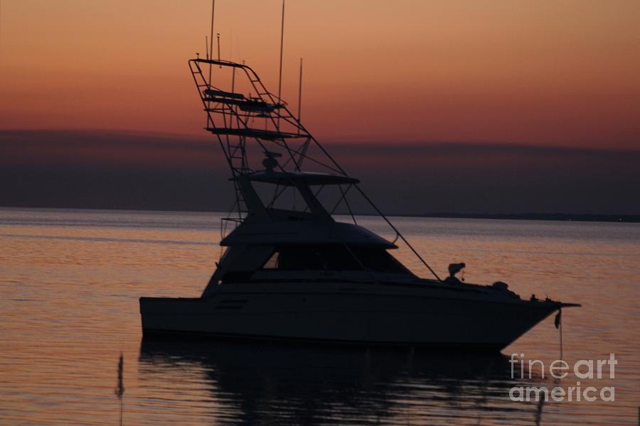 Sunset boat 33 Photograph by Michelle Powell