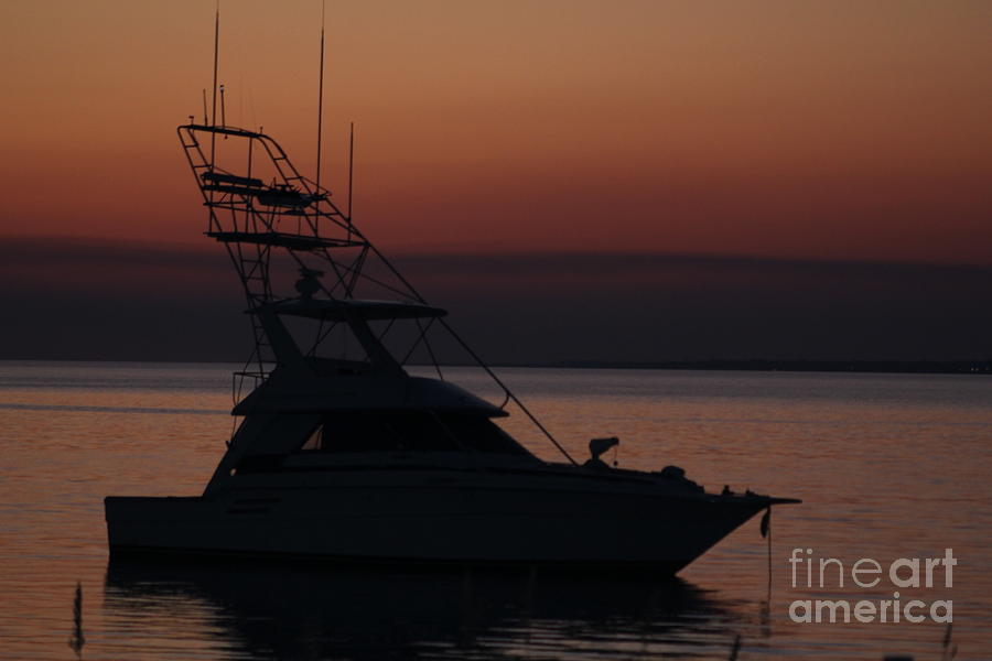 Sunset boat 34 Photograph by Michelle Powell