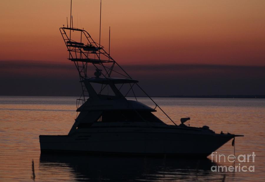 Sunset boat 35 Photograph by Michelle Powell