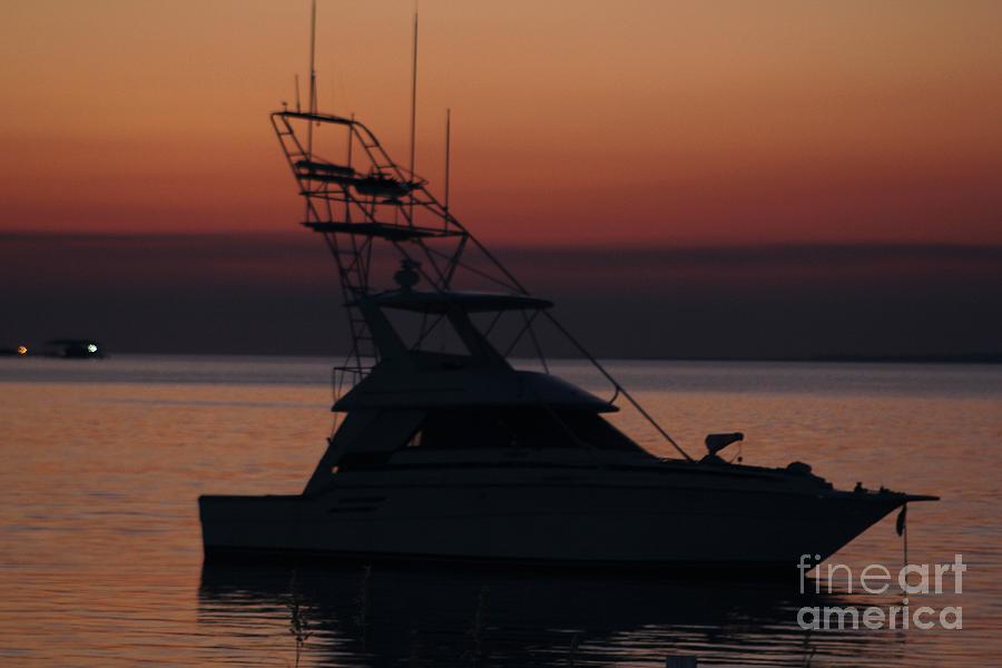 Sunset boat 36 Photograph by Michelle Powell