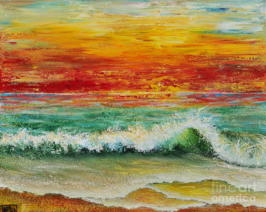Sunset Breeze Painting by Teresa Wegrzyn