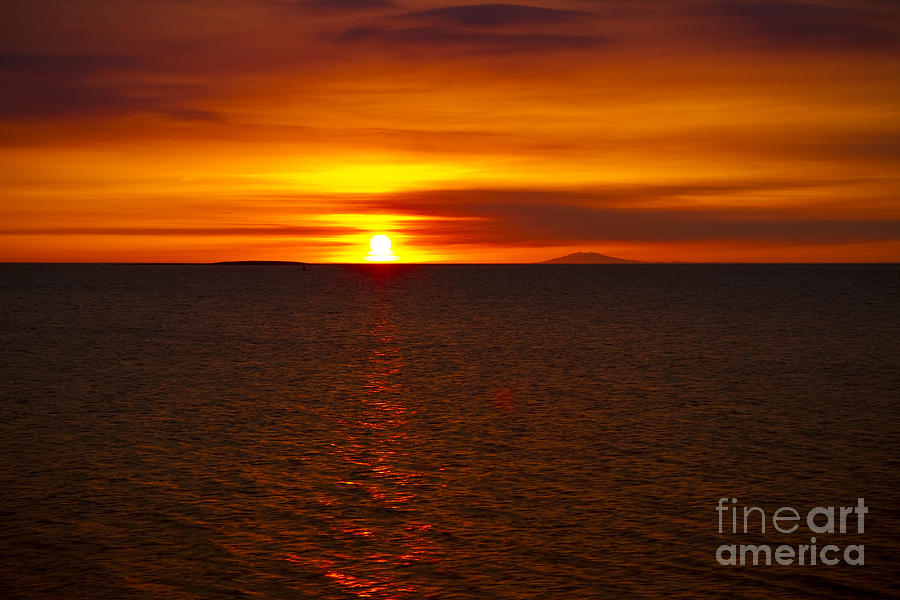 Sunset By The Sea Photograph by Gunnar Orn Arnason