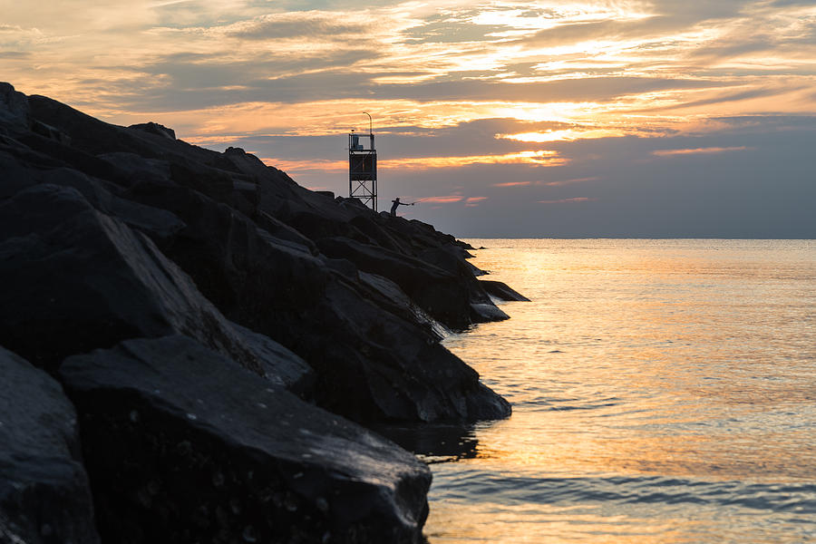 Sunset Catch Photograph by Kristopher Schoenleber