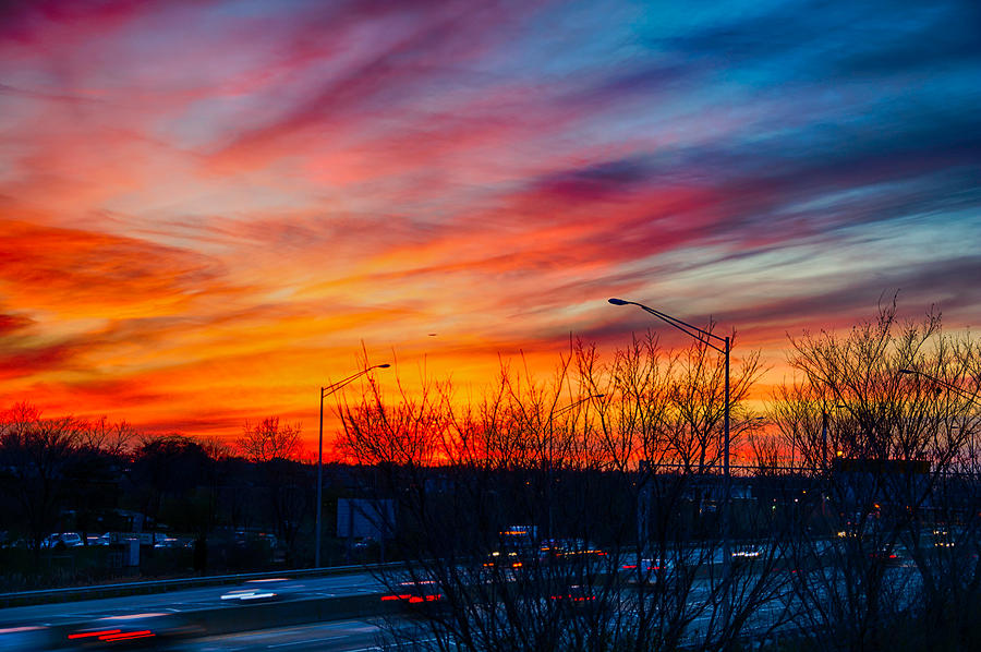 Sunset Chicago 111413 Photograph by Michael Fine Art America