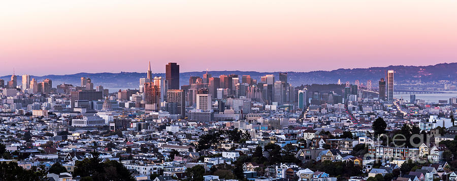 Sunset Cityscape Photograph by Kate Brown