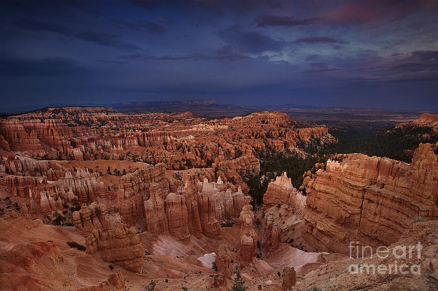Sunset Clearing Storm Silent City Hoodoos Bryce Canyon National Park Photograph by Dave Welling
