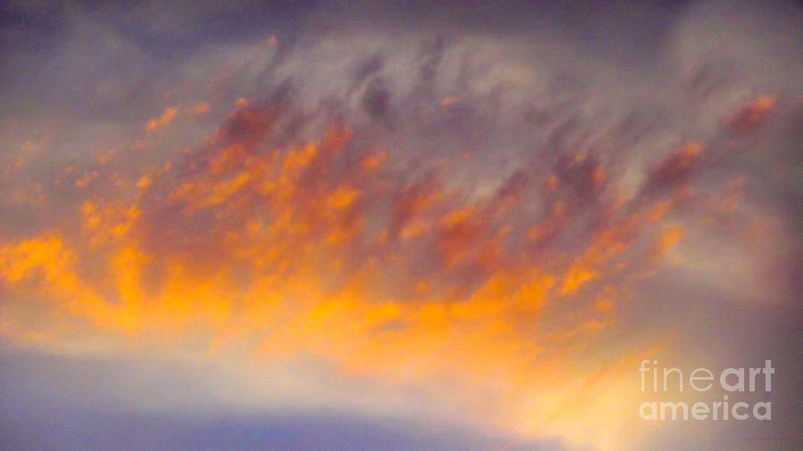 Nature Photograph - Sunset Cloud-1 by Alan M Thwaites