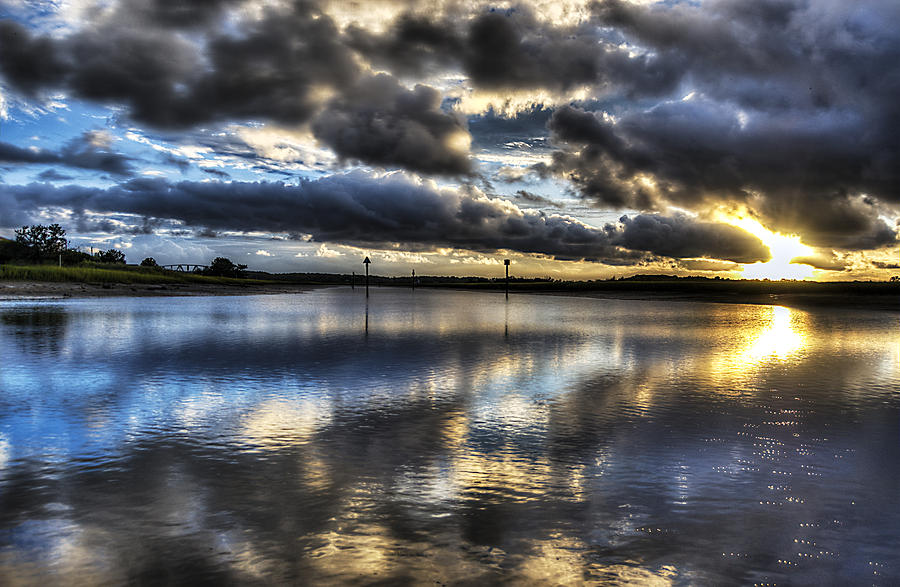 Sunset Cloud Reflect Photograph by Island Sunrise and Sunsets Pieter ...