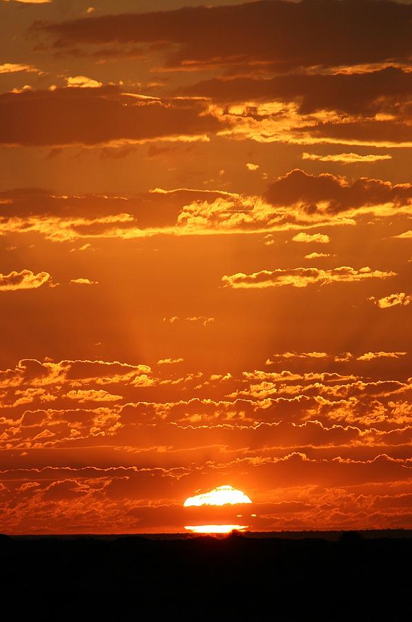 Sunset Clouds Photograph by Henry Kowalski