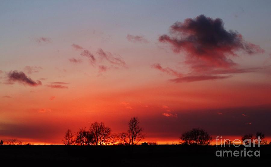 Sunset Clouds Photograph by J L Zarek