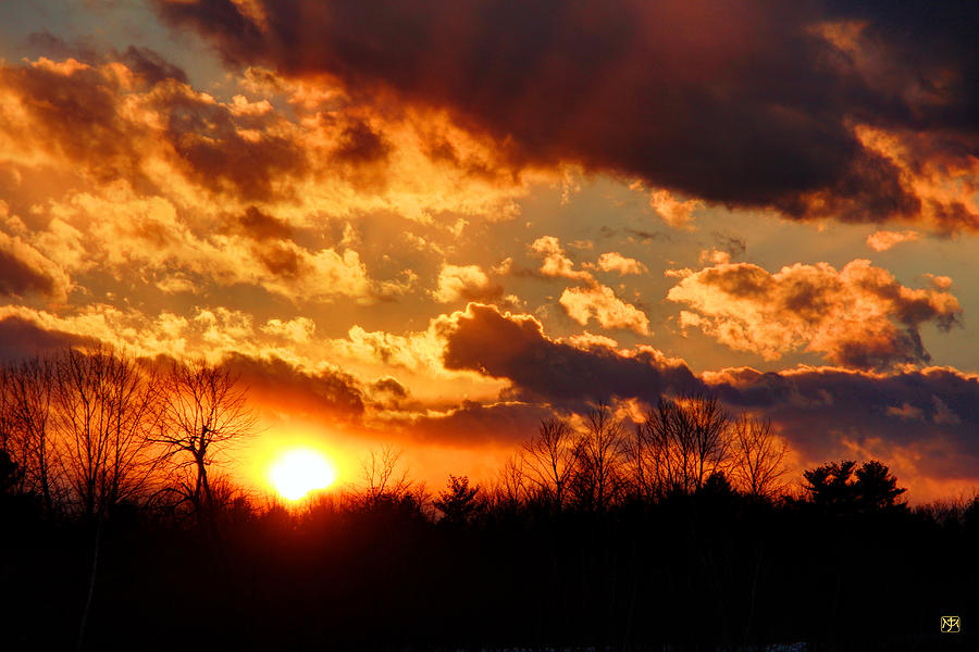 Sunset Clouds Photograph by John Meader