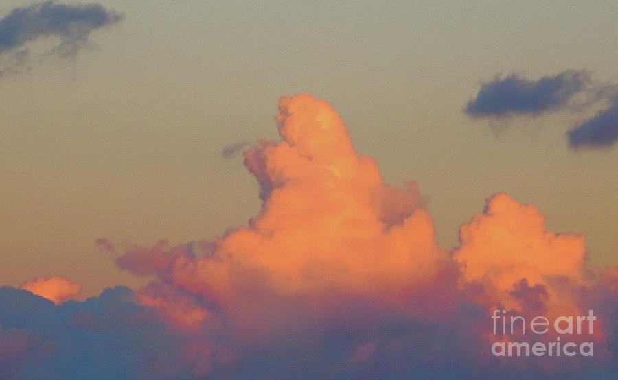 Sunset Clouds. Photograph by Robert Birkenes
