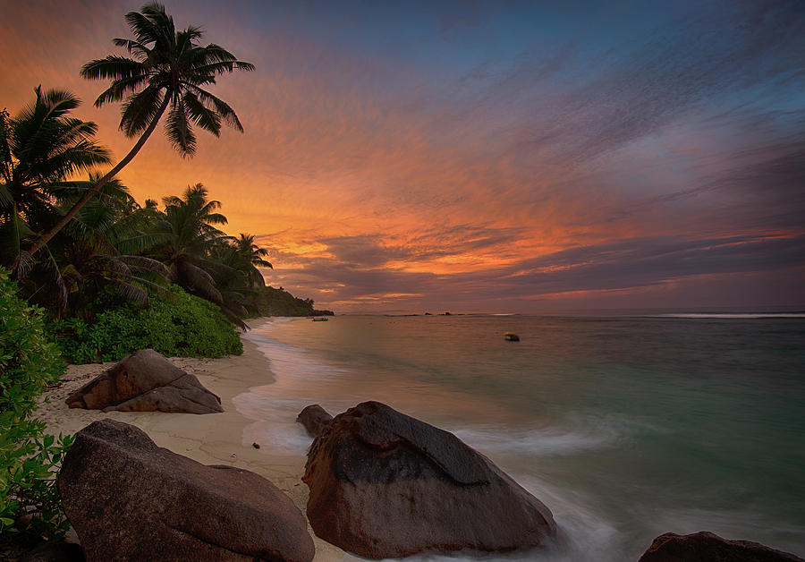 Sunset Colors On A Paradise Beach Photograph by Pitgreenwood
