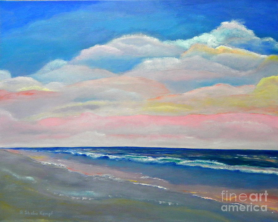 Sunset Colors Painting by Shelia Kempf