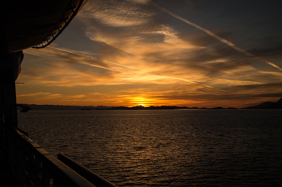 Cruise Sunset Photograph by Marilyn Wilson