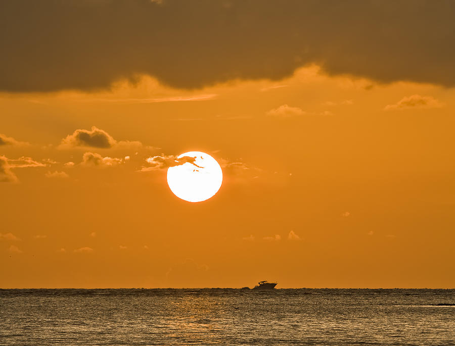 Sunset Photograph - Sunset cruise by Patrick Lynch
