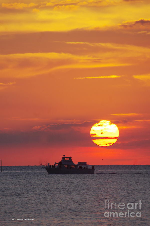 Sunset cruise Photograph by Tannis  Baldwin